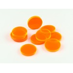 Crafters: Znaczniki akrylowe - Transparentne - Fluo - Pomarańczowe (10)