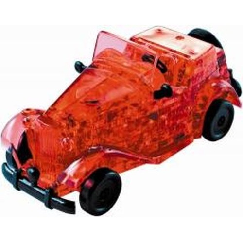 Crystal puzzle Automobil czerwony