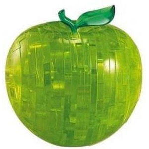 Crystal puzzle Jabłko zielone