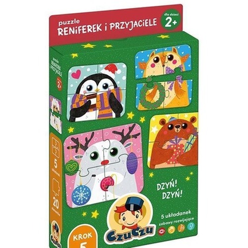 CzuCzu Puzzle Reniferek i przyjaciele dla dzieci