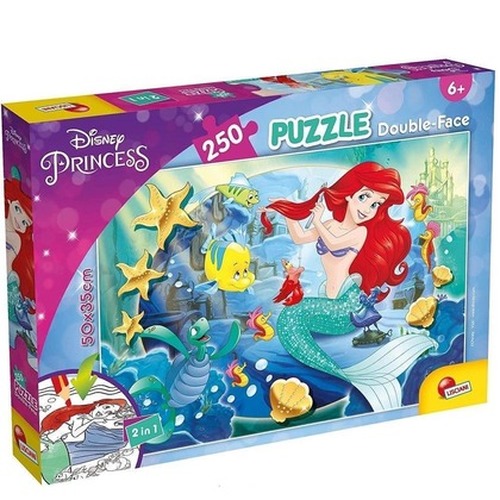 Disney Arielka. Puzzle dwustronne 250 el.