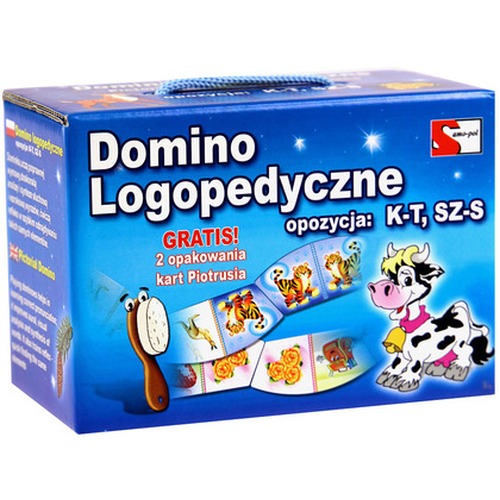 Domino logopedyczne SZ-S, K-T