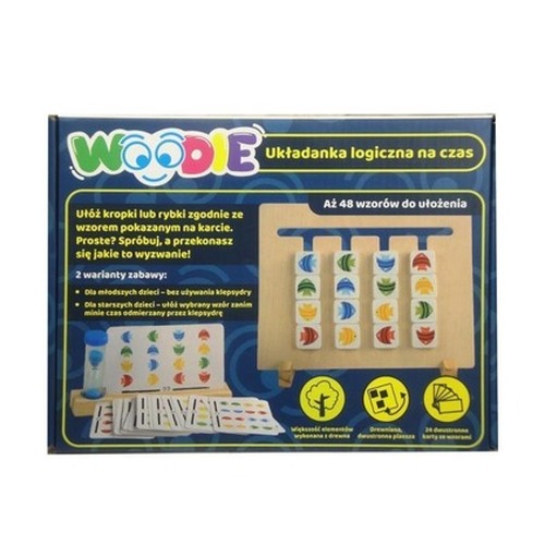 Drewniana układanka logiczna na czas Woodie