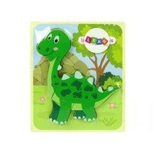 Drewniane Puzzle Tyranosaurus MIX