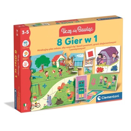 Edukacyjny zestaw 8 gier w 1 50414