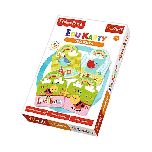 EduKarty Zwierzęta Fisher Price TREFL