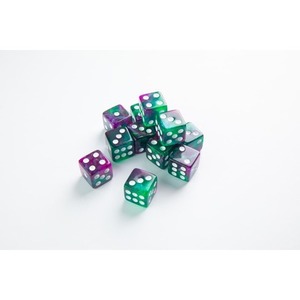 Gamegenic: Galaxy Series - D6 Dice Set (16 mm) - Aurora