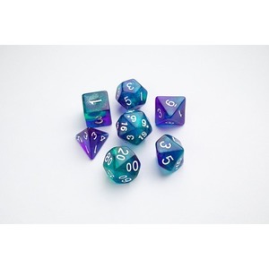 Gamegenic: Galaxy Series - RPG Dice Set - Neptune