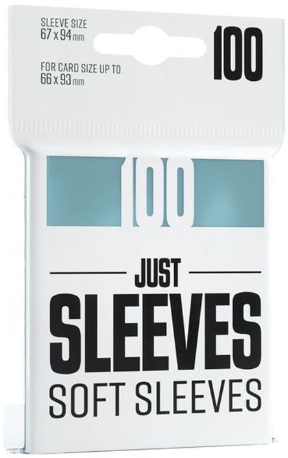 Gamegenic: Just Sleeves - Soft Sleeves (67 x 94 mm) 100 sztuk, Clear