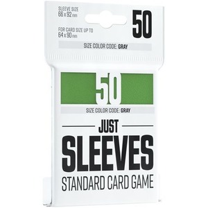 Gamegenic: Just Sleeves - Standard Card Game Sleeves (66x91 mm), Zielone, 50 sztuk