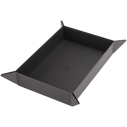 Gamegenic: Magnetic Dice Tray - Rectangular - Black/Gray