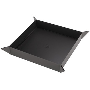 Gamegenic: Magnetic Dice Tray - Square - Black/Gray