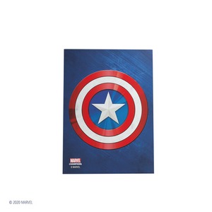 Gamegenic: Marvel Champions Art Sleeves (66 mm x 91 mm) Captain America 50+1 szt.