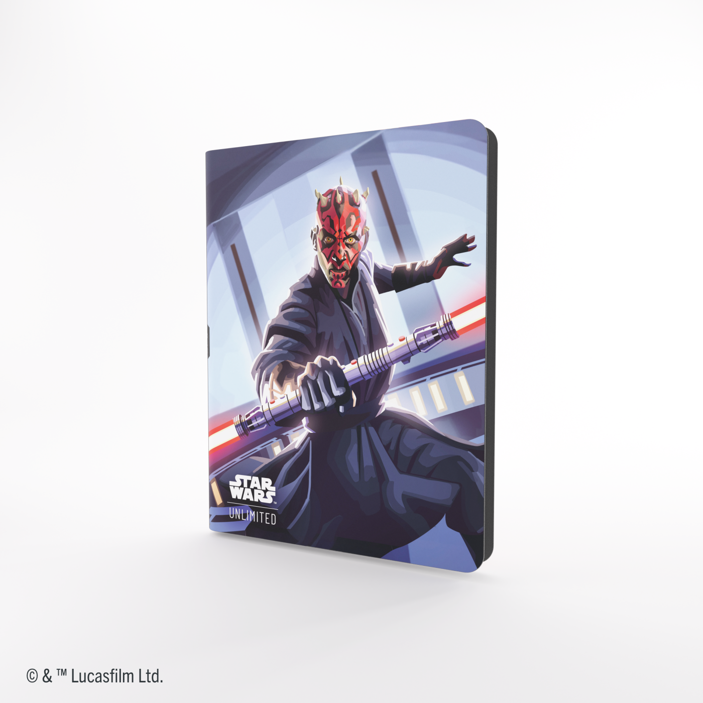 Gamegenic: Star Wars Unlimited Card Game - 18-Pocket Album - Darth Maul & Qui-Gon Jinn