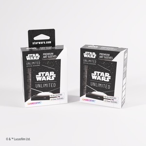 Gamegenic: Star Wars Unlimited Card Game - Premium Art Sleeves - Card Back White