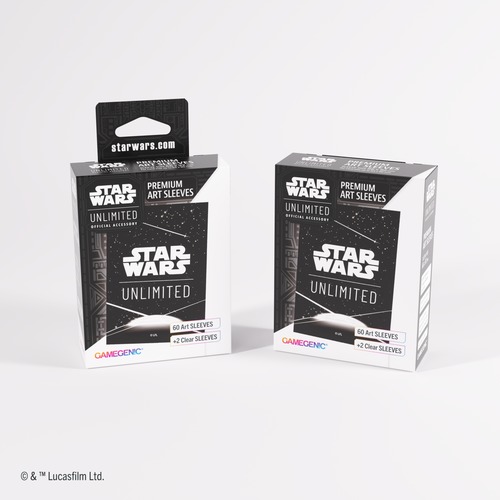 Gamegenic: Star Wars Unlimited Card Game - Premium Art Sleeves - Card Back White