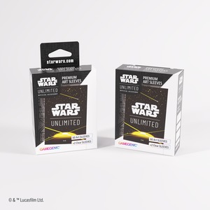 Gamegenic: Star Wars Unlimited Card Game - Premium Art Sleeves - Card Back Yellow