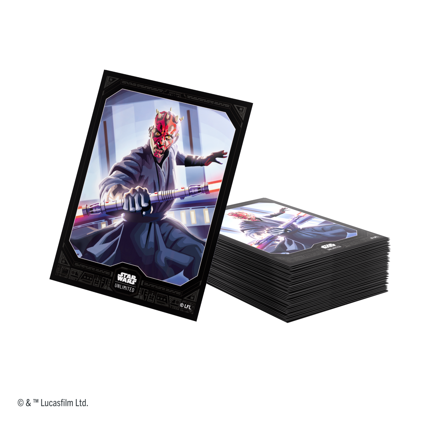 Gamegenic: Star Wars Unlimited Card Game - Premium Art Sleeves - Darth Maul