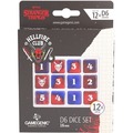 Gamegenic: Stranger Things - D6 Dice Set - Hellfire Club (12x)