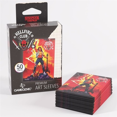 Gamegenic: Stranger Things - Hellfire Club Art Sleeves - Eddie Munson