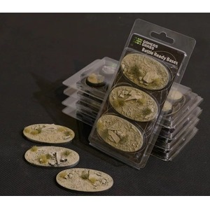 Gamers Grass: Bases Oval - Arid Steppe 75 mm (3 szt.)