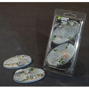 Gamers Grass: Bases Oval - Urban Warfare 90 mm (2 szt.)