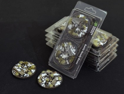 Gamers Grass: Bases Round - Winter 60mm (2 szt.)