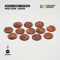 Gamers Grass: Molten Lava - Round 25mm (x12)
