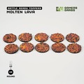 Gamers Grass: Molten Lava - Round 28mm (x10)