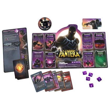 Gra Dice Throne Marvel Box 2 Czarna Pantera, Kapitan Marvel, Doktor Strange, Czarna Wdowa