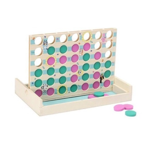 Gra drewniana Cztery w rzędzie Bluey