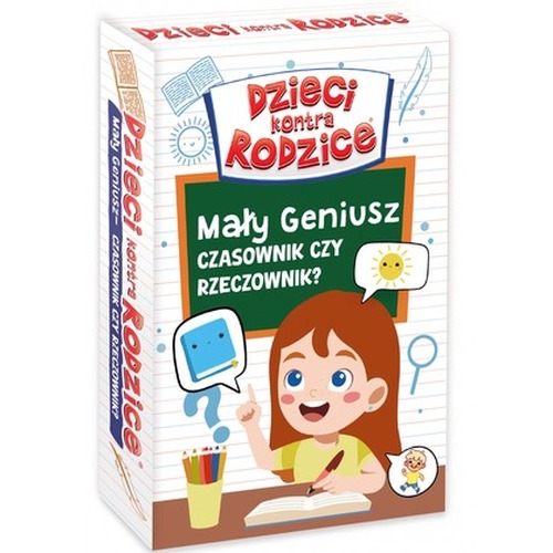 Gra Dzieci kontra Rodzice Mały Geniusz Czasownik czy Rzeczownik?