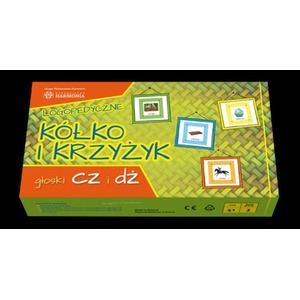 Gra Logopedyczne kółko i krzyżyk głoski cz i dż