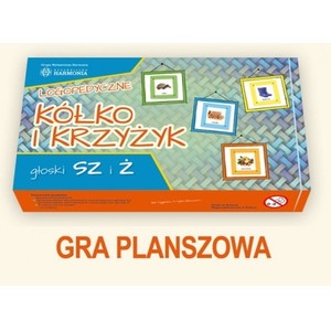 Gra Logopedyczne kółko i krzyżyk głoski sz i ż