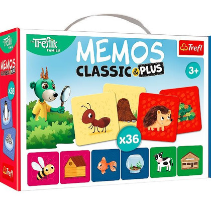 Gra Memos Classic Plus Zwierzęta i ich dom