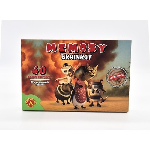 Gra Memosy Brainrot - Ballerina Capuccina, Tung Tung Tung Sahur i inni