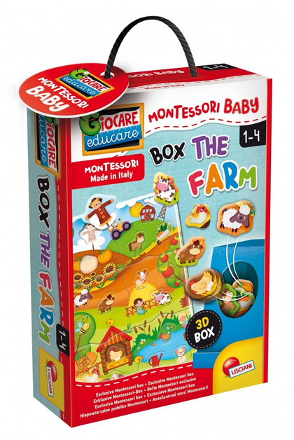 Gra Montessori Baby Pudełko - Farma