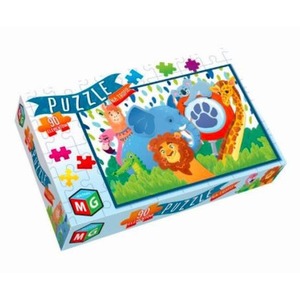 Gra Na tropie Puzzle 90 elementów