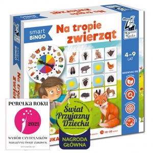 Gra Na tropie zwierząt Smart bingo Kapitan Nauka