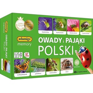 Gra Owady i pająki Polski memory