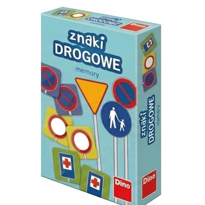 Gra pamięciowa memory memo Znaki drogowe