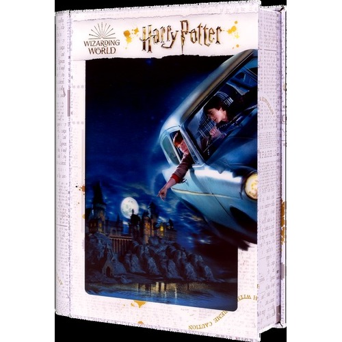 Harry Potter: Magiczne puzzle - Księga - Ford Anglia nad Hogwartem (300 elementów)