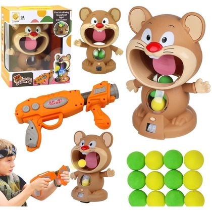 Interaktywna strzelnica Chomik Łakomczuch