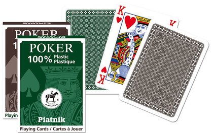 Karty 1362 Poker 100% Plastik