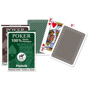 Karty 1362 Poker 100% Plastik