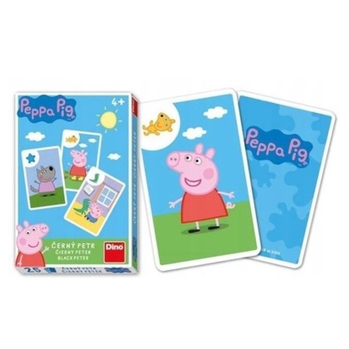 Karty do gry dla dzieci Czarny Piotruś Peppa