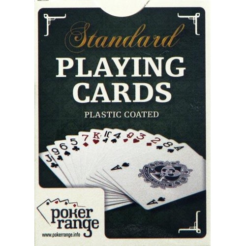 Karty pokerowe Standard niebieskie plastikowane