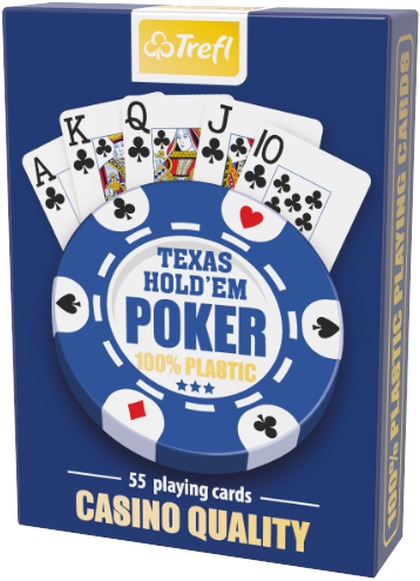 Karty Trefl - Texas Hold'em Poker - Casino Quality 100% Plastic