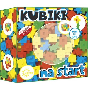 Klocki kubiki na start 70 elementów