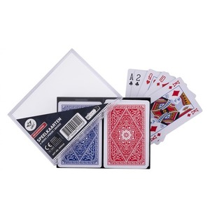 Komplet 2 talii kart w etui 100% platik 4 index